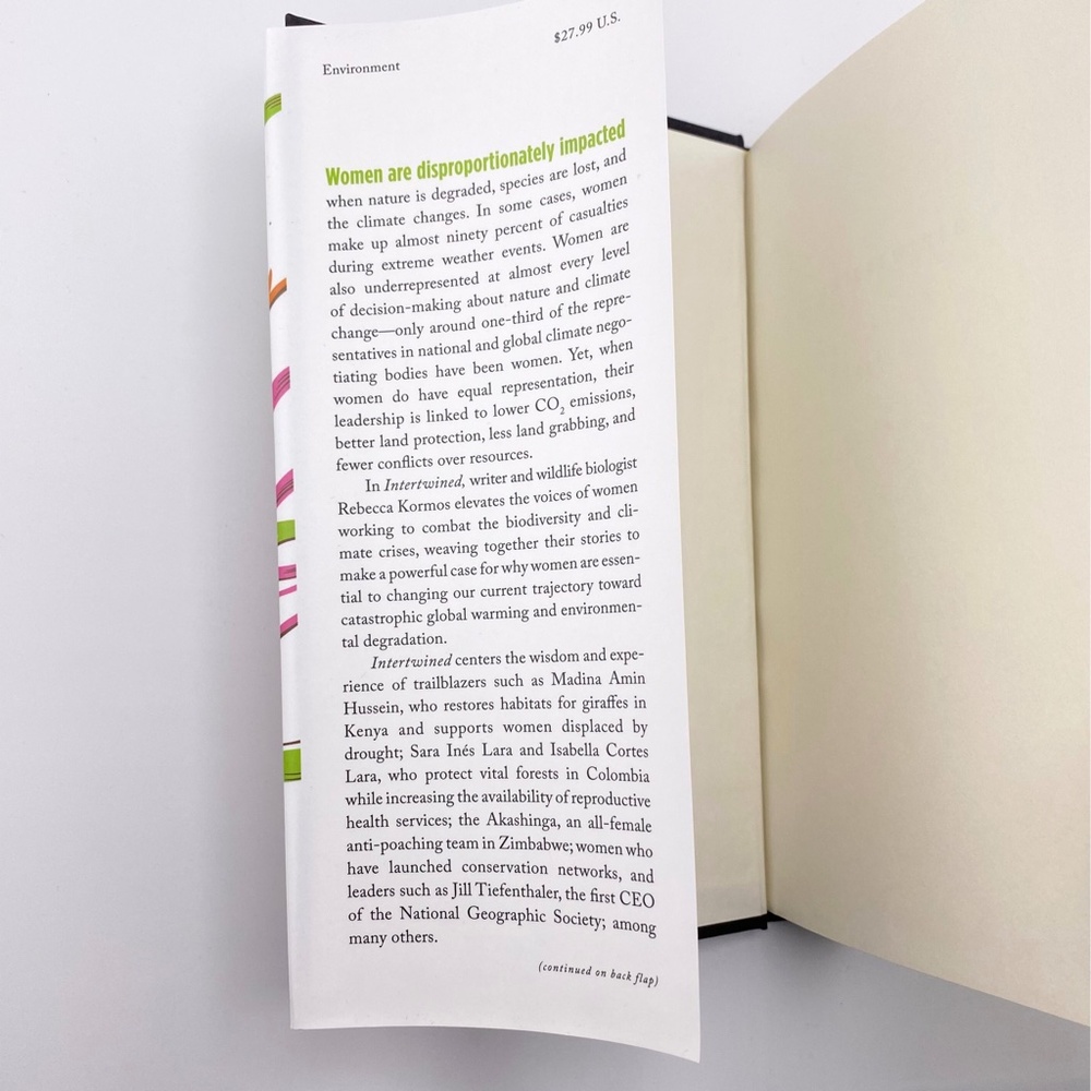 NEW Intertwined: Women, Nature, and Climate Justice Hardcover by Rebecca Kormos - Picture 7 of 9